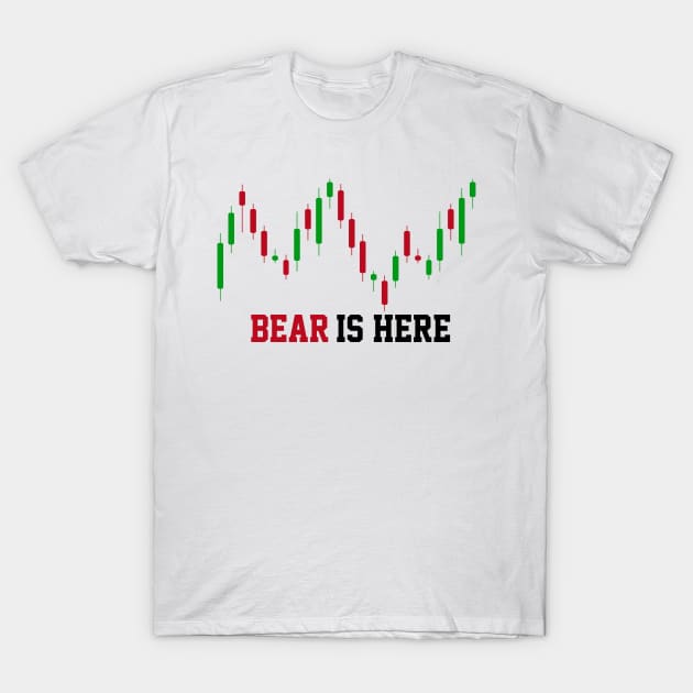 Stock Market Bear Day trader T-Shirt by who_rajiv